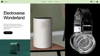 Technology & Apps website templates - Electronics Store (Modern)
