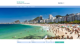 Reizen en toerisme website templates - Vakantie verhuurbedrijf