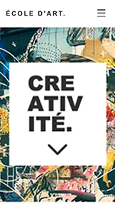 Templates de site web pour Design - Ecole d'Art