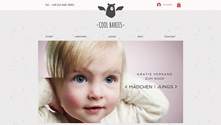 Fashion Website-Vorlagen - Shop für Kinderkleidung