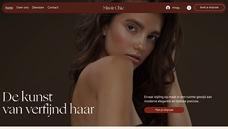 Alle website templates - Kapsalon (Eenvoudig)
