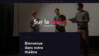Templates de sites web Salles de spectacle - Troupe de théâtre