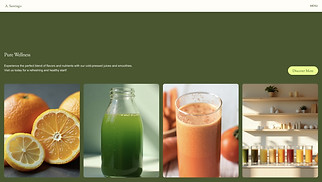 Restaurants & Food website templates - Juice Bar (Fresh)