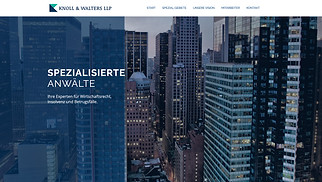 Finanzen & Recht Website-Vorlagen - Anwaltskanzlei