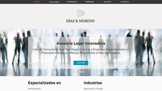 Finanzas y leyes plantillas web – Estudio de abogados