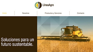 Todas plantillas web – Compañía agrícola