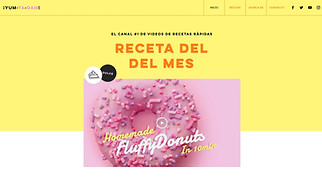 Video plantillas web – Vlog de comida