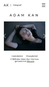 Fotografie website templates - Fotograaf