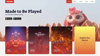 NIEUW! website templates - Gaming Company
