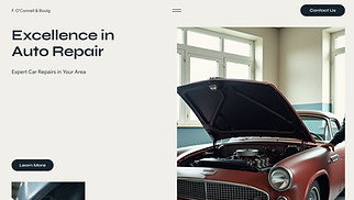 Industrial website templates - Car Repair Service (Professional)