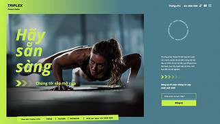 Mẫu trang web Thể thao và Thể dục thể hình - Trang đích sắp ra mắt