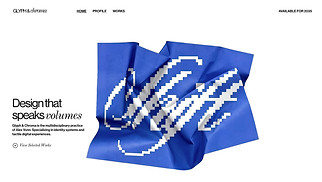 เทมเพลตเว็บไซต์ ทั้งหมด - Graphic Designer Portfolio (Editorial)