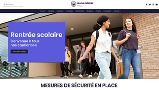 Templates de sites web Éducation - École 