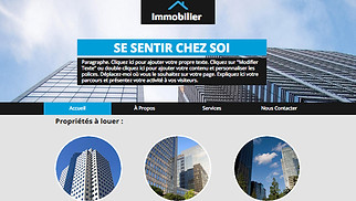 Templates de sites web Tous - Société immobilière