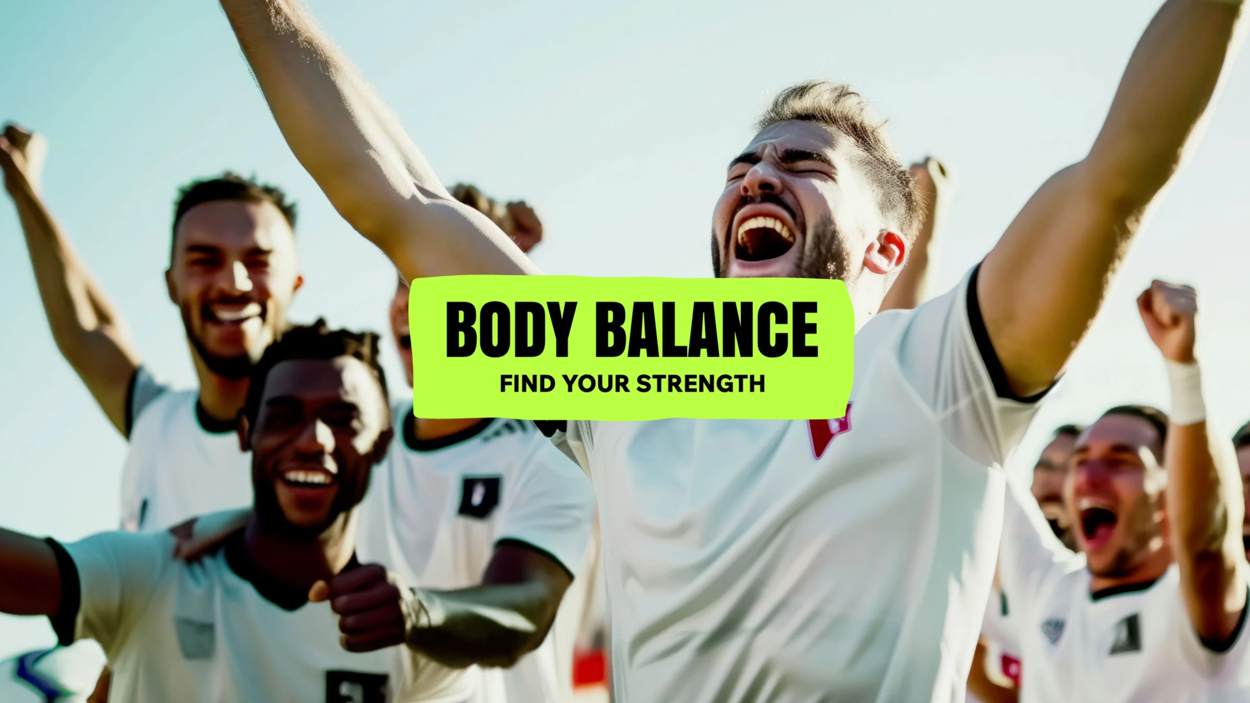Bold Neon Health & Fitness YouTube Banner