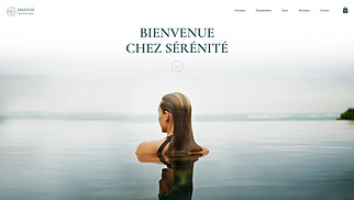 Templates de sites web Bien-être - Spa