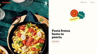 Accessible plantillas web – Restaurante italiano