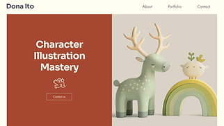 All website templates - Portfolio Artist (Pop)
