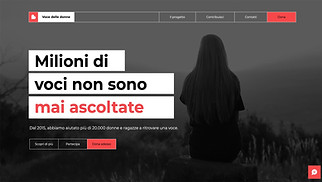 Template Accessible per siti web - ONG sociale