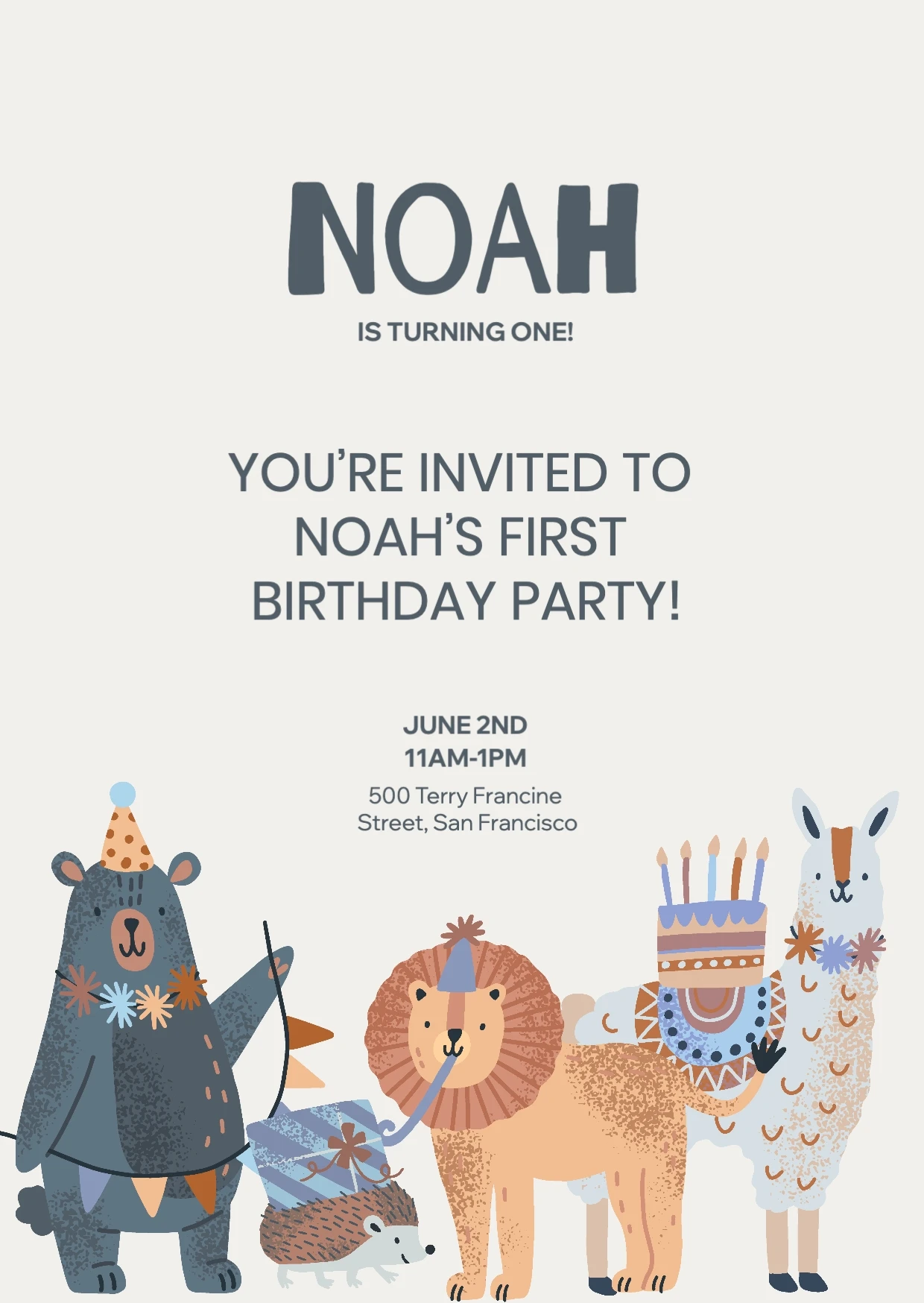 Cute Vintage  Birthday Invitation
