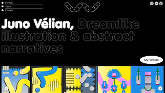 Kunst website templates - Illustrator (Abstract)