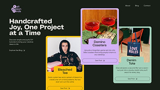 Blog website templates - DIY Blog (Friendly)