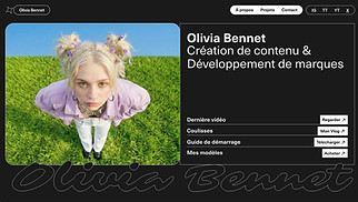 Templates de sites web Nouveaux templates - CV créatif (audacieux)