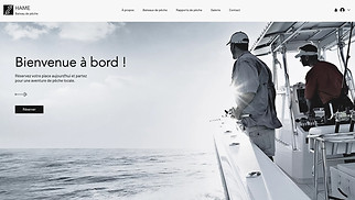 Templates de sites web Voyages et tourisme - Bateaux de pêche 