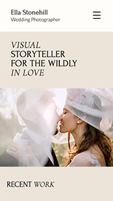 Mẫu trang web Lễ cưới – Nhiếp ảnh gia chụp đám cưới