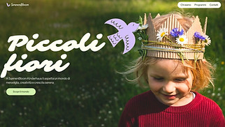 Template siti web Istruzione - Scuola materna (Giocosa)