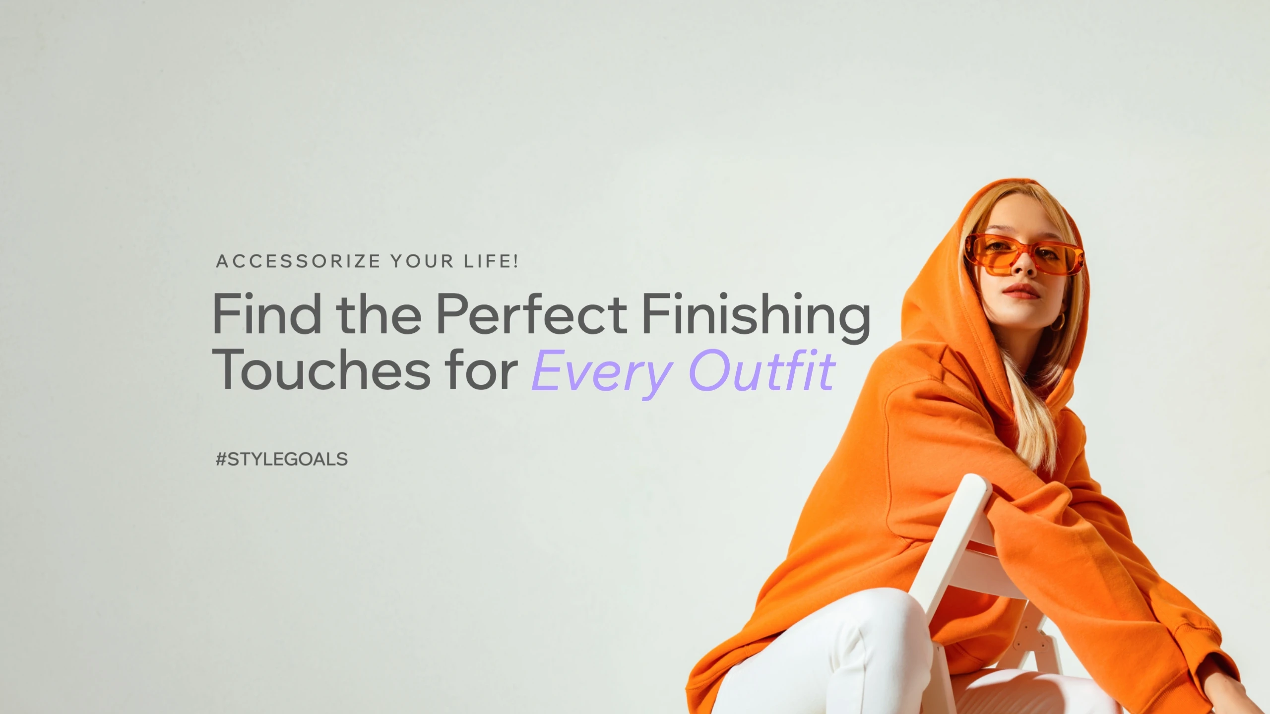Bold Clean Fashion YouTube Banner