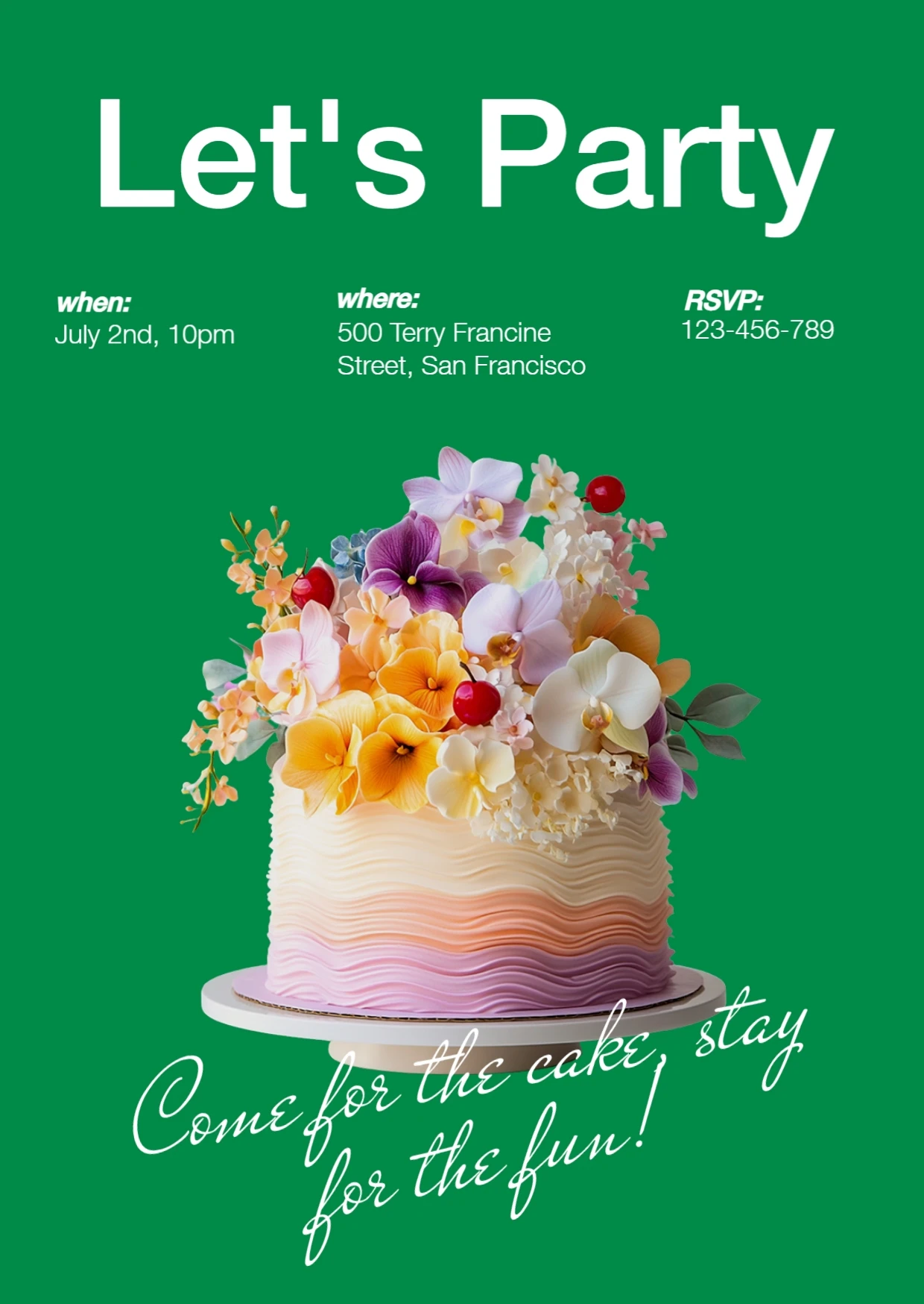 Pop Playful  Save The Date Birthday Invitation