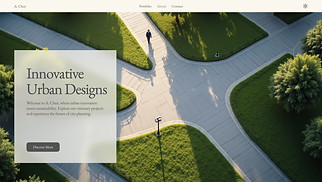 Architecture website templates - City Planning Portfolio (Modern)