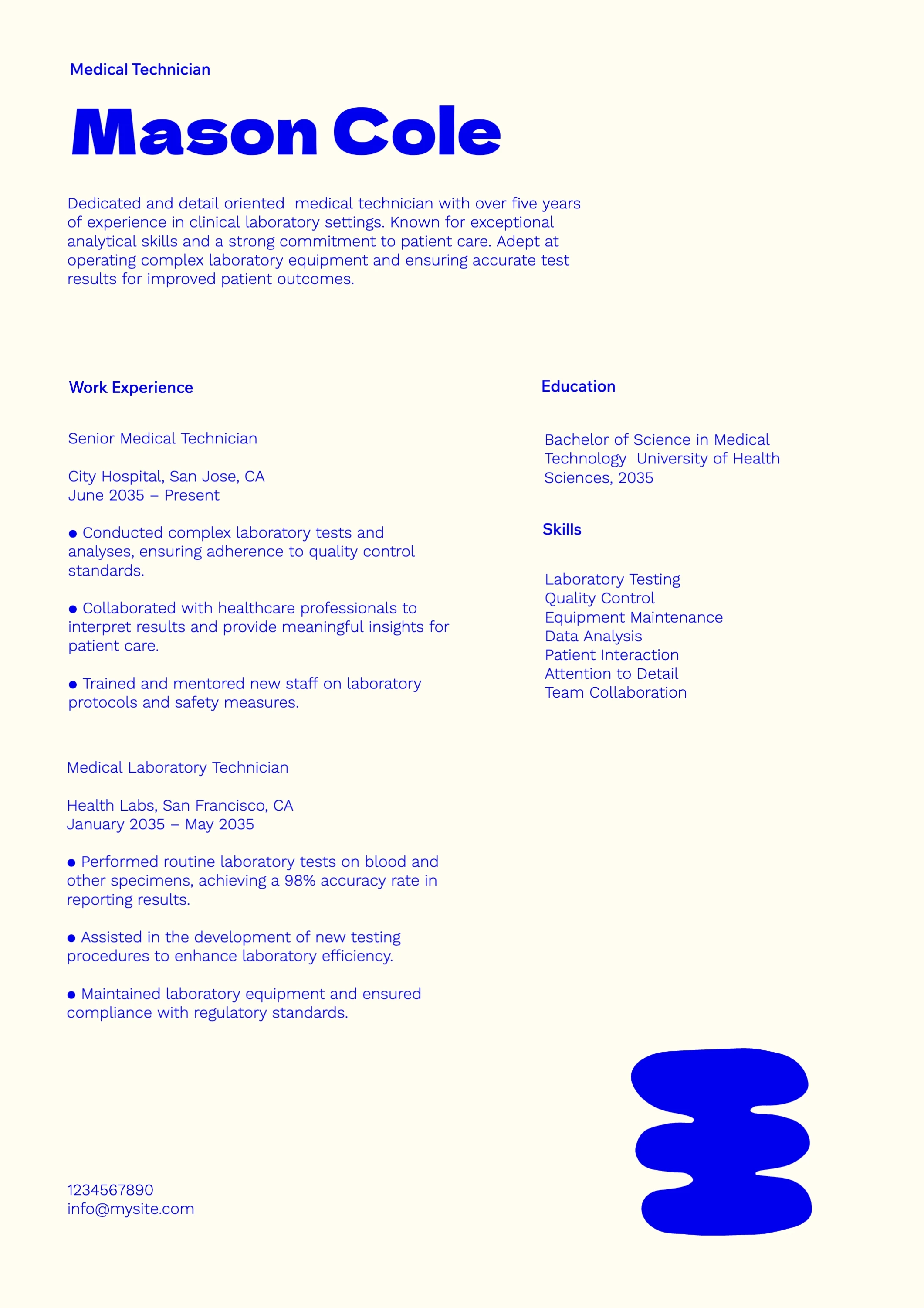 Pop Colorful Modern  Resume