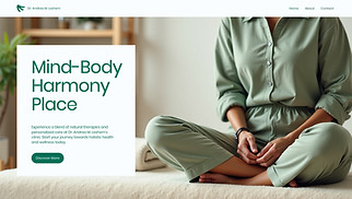 Health website templates - Doctor (Natural)