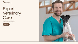 Pets & Animals website templates - Vet (Clean)