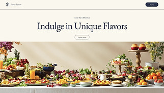 Catering & Chef website templates - Catering Service (Dynamic)