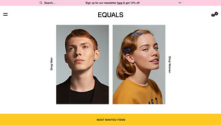 Mode en stijl website templates - Kledingzaak