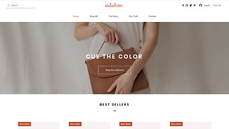 Mode en stijl website templates - Dames accessoires