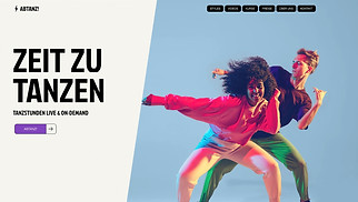  Website-Vorlagen - Online-Tanzstunden