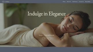 Makeup & Cosmetics website templates - Beauty Salon (Serene)