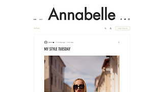 फैशन और स्टाइल website templates - फैशन ब्लॉग