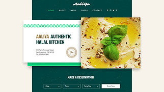 Webové šablony pro Restaurace a jídlo – Halal restaurace