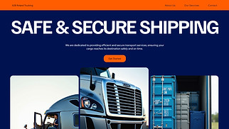  website templates - Trucking Company (Modern)