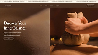 Шаблони у категорії «Здоров'я та самопочуття» — «Massage Therapy Clinic (Warm)»